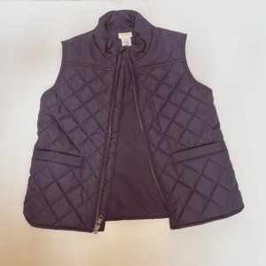 Crewcuts Boys Quilted Vest, Dark Navy Blue, Size 6-7